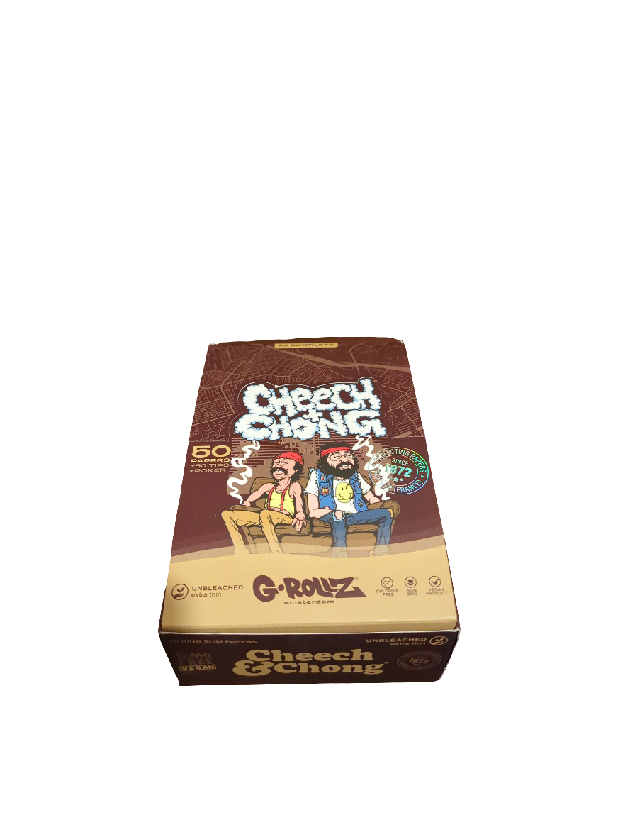 G_ROLLZ Cheech & Chong - K/S Papers + Tips (24x50) BOX Unbleached BOX