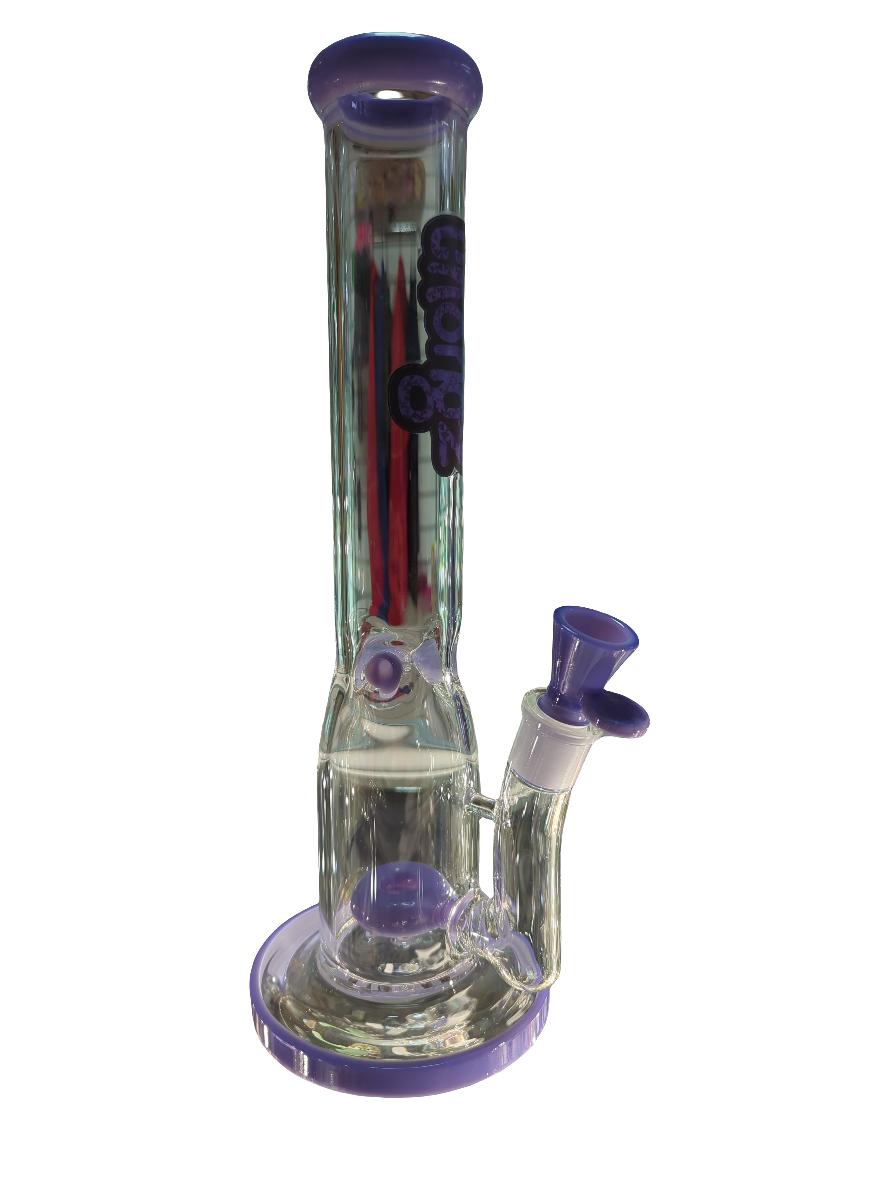 35cm Stinky Toes Purple Perc Glass