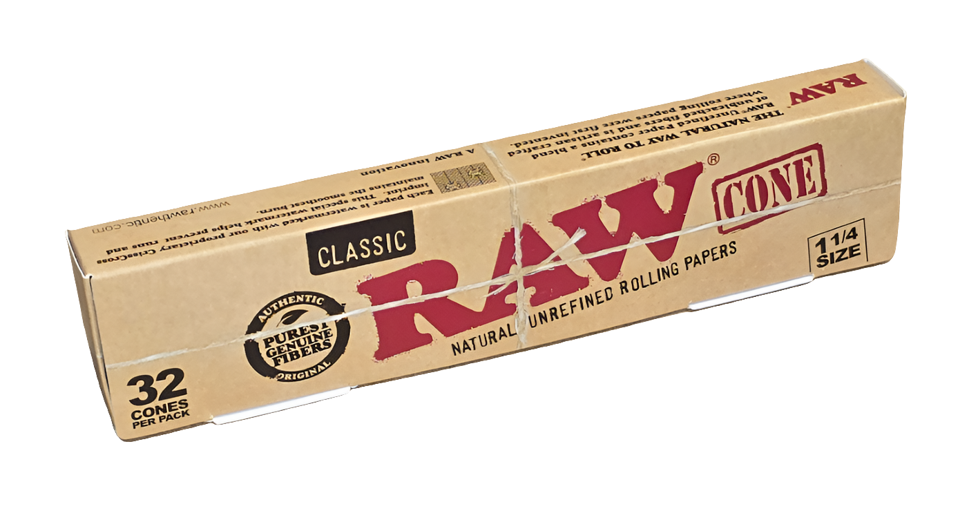 Raw Classic Cones 1 1/4 Pack of 32 Cones