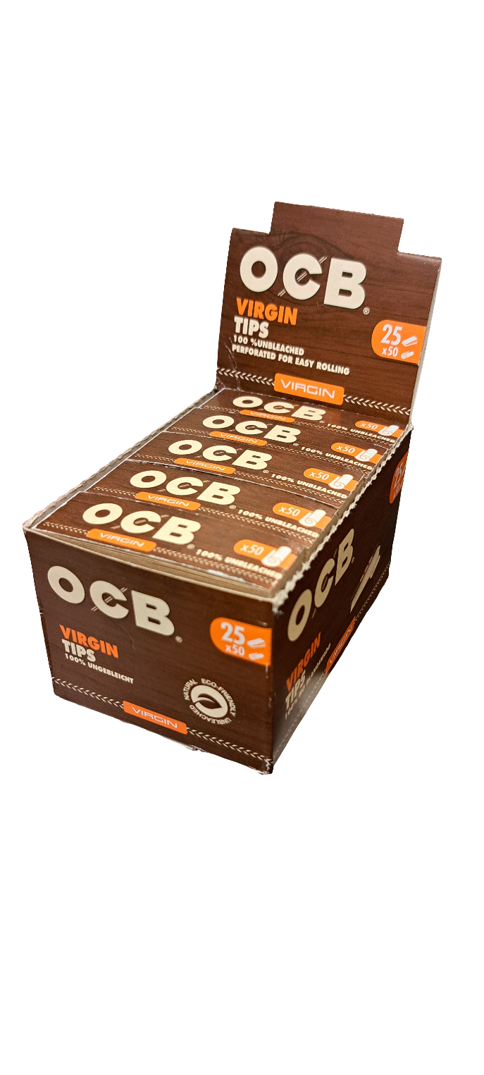 OCB Cardboard Filters (25 pack) OCBTIPS, OCBF