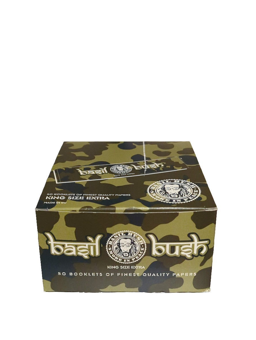 Basil Bush Basil Bush King Size Extra Papers (Box of 50 Packs) BOX