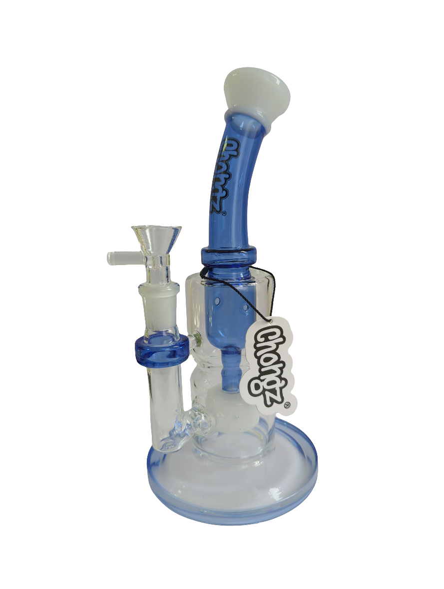 Chongz 25cm "Vision" diffusor waterpipe blue