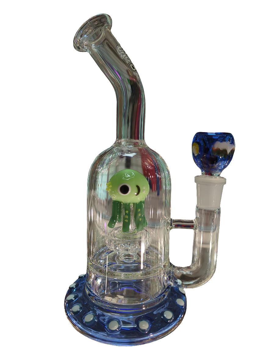 27cm Clown Foot Light Blue Waterpipe