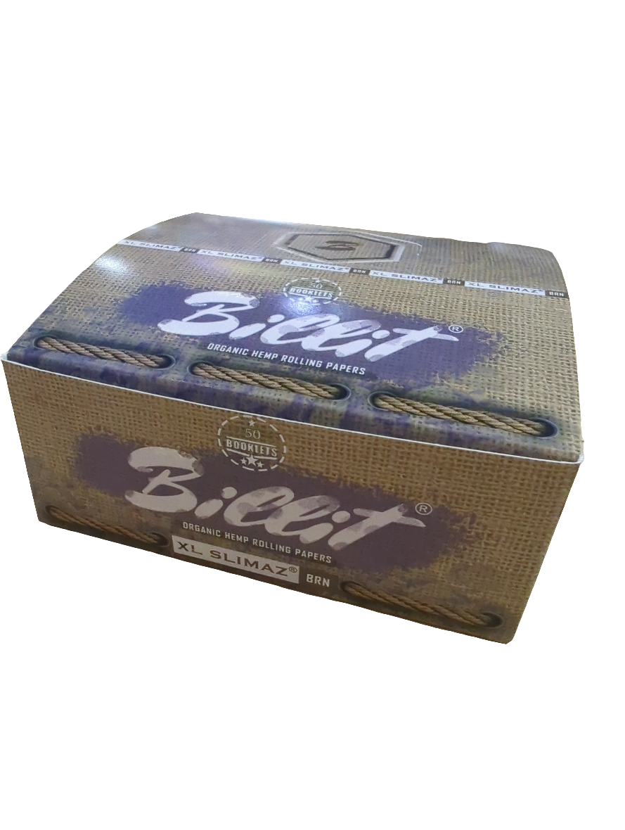 Billit XL Slimaz Unbleached Hemp Papers (130mm) (Box of 50 Packs) BOX
