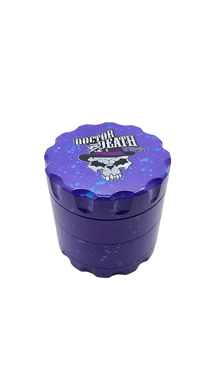 Dr Death 60mm 4pt Purple and blue Splashes