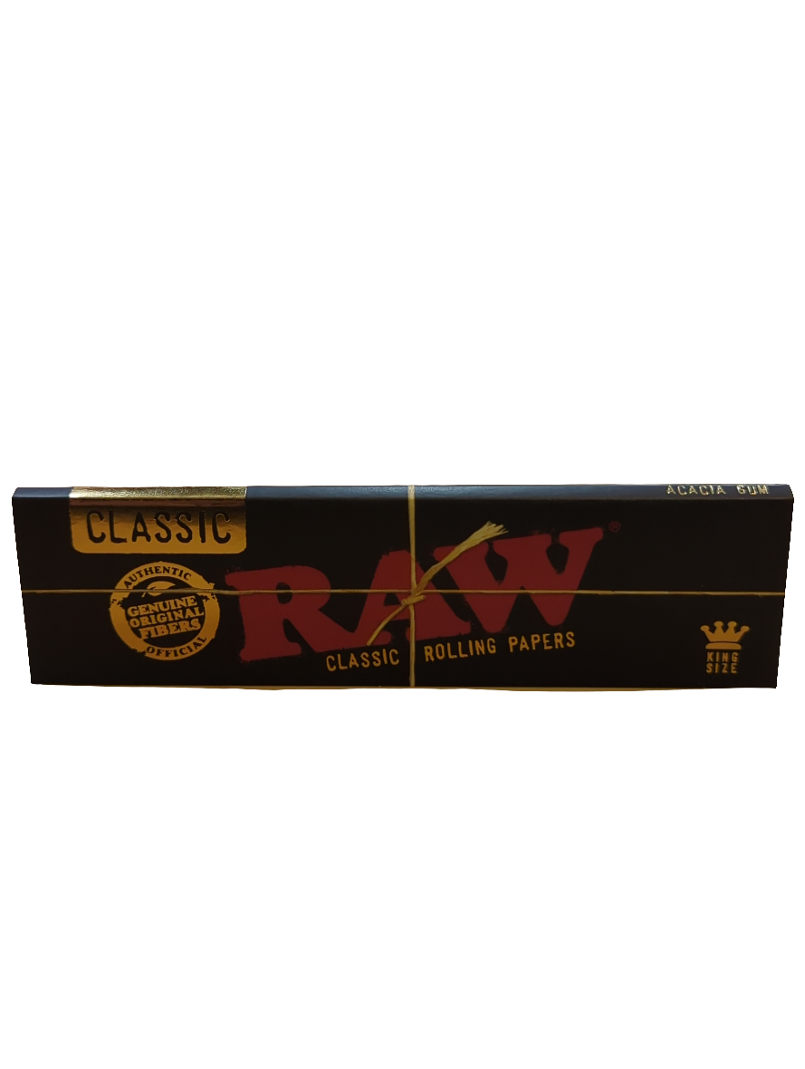 RAW BLACK CLASSIC Kingsize Wide (NON) SLIM Single Pack