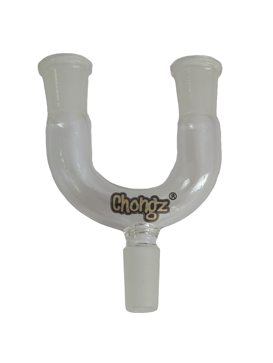 Chongz Glass 2 Bowl Splitter 14mm to 2 x 14mm