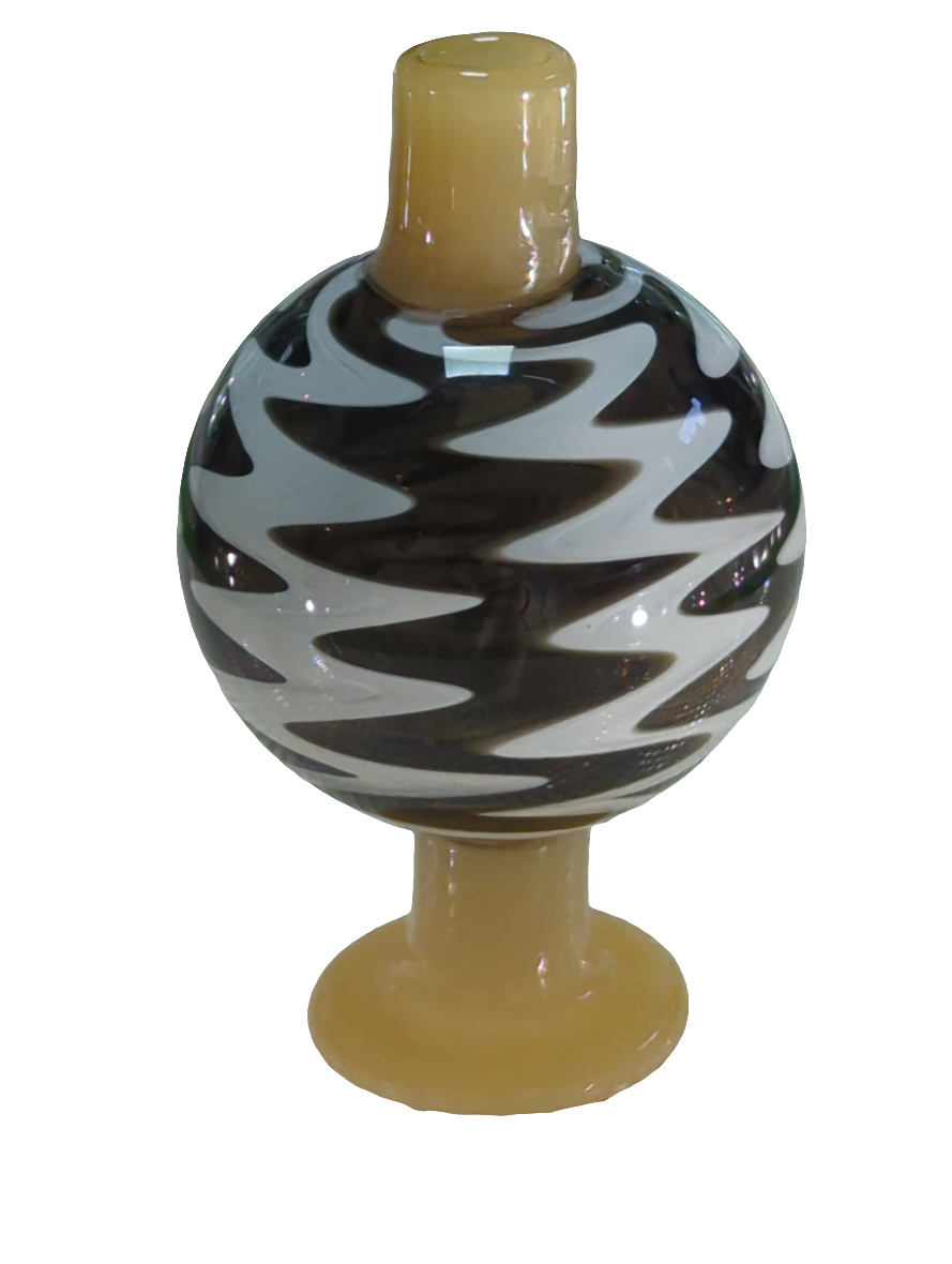 Wig Wag Glass Bubble Carb Cap 28mm (Various Colours)