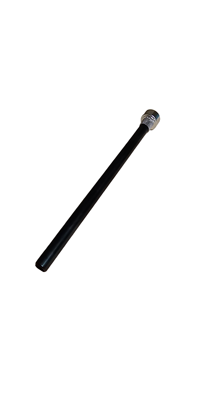 Downstem Aluminium for Acrylic - Straight - 16cm (Various Colours)