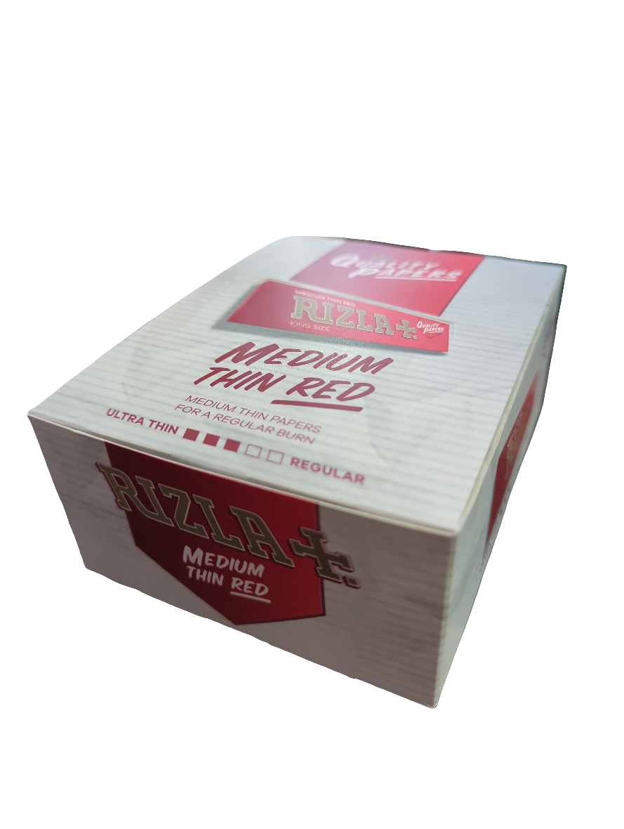 RIZLA Kingsize Rolling Papers - Red BOX