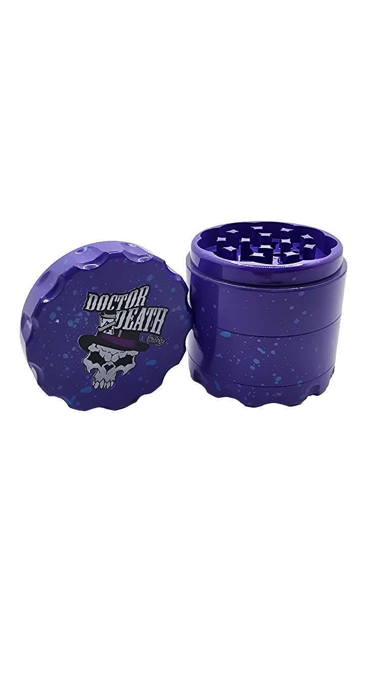 Dr Death 60mm 4pt Purple and blue Splashes