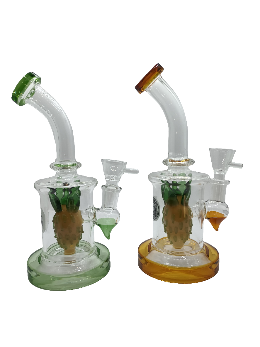 Pineapple (14mm) 290gm - Fruit Series 17cm Percolator Bong
