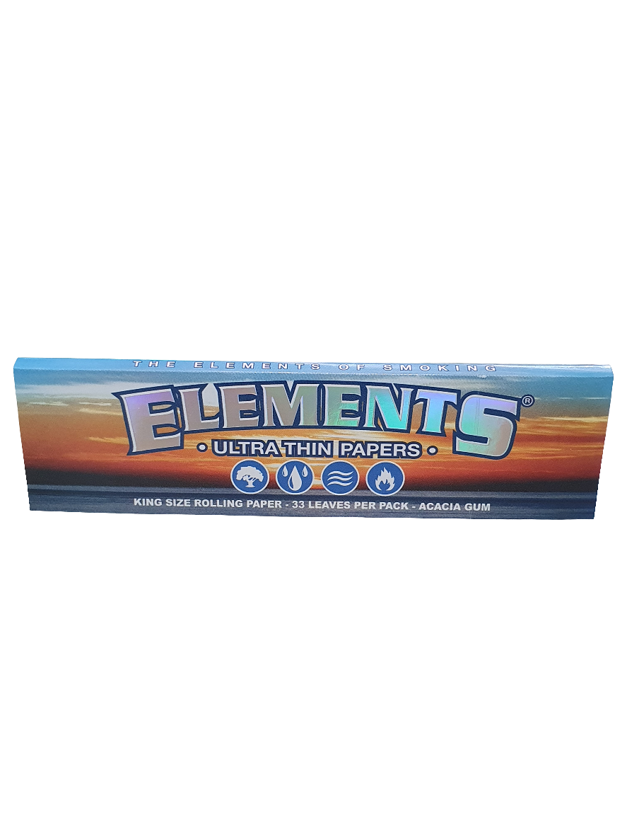 ELEMENTS BLUE Kingsize PAPERS (NON) SLIM Single Pack