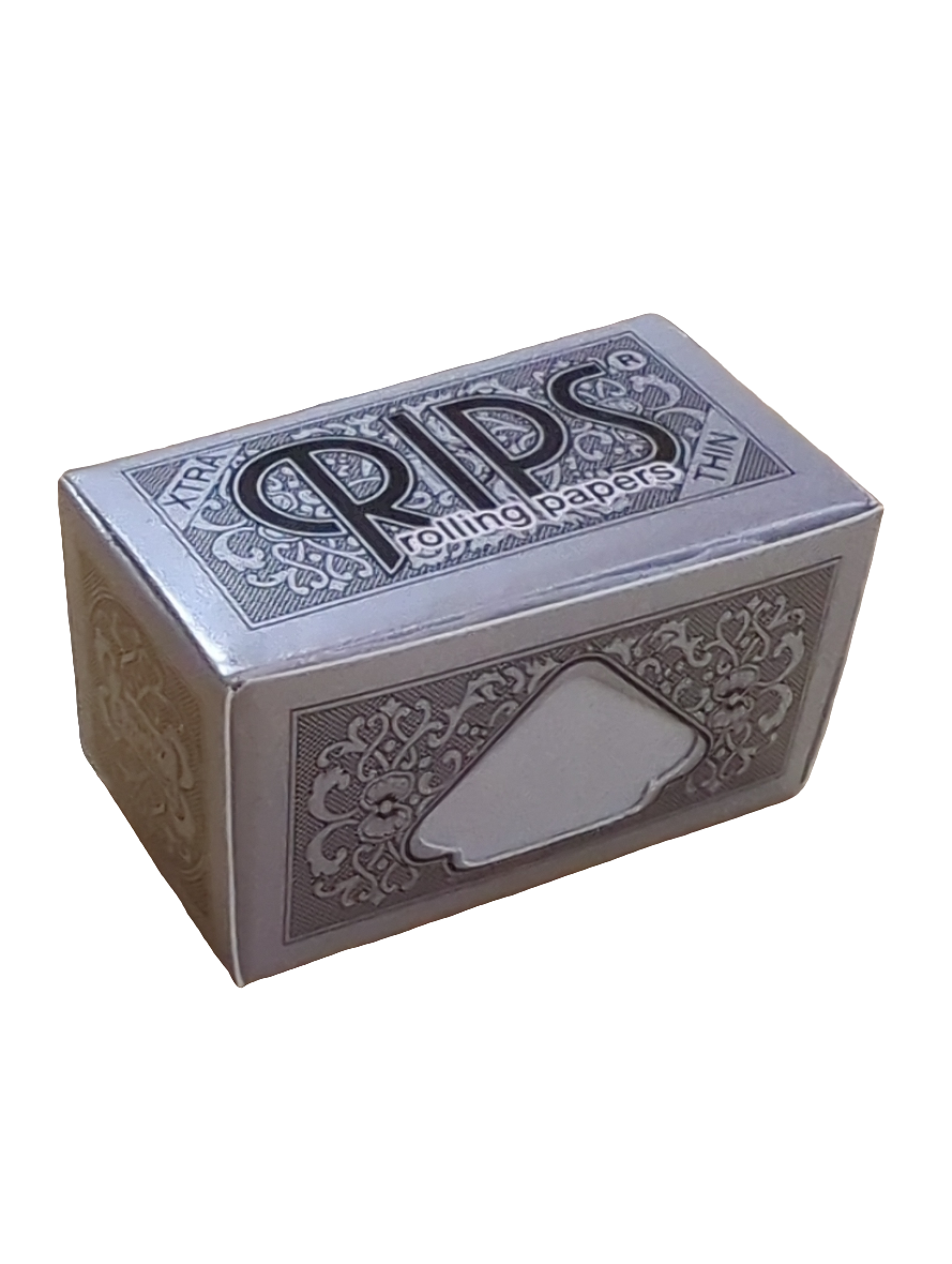Rips Rolling Papers Rolls Black - Regular - (XTRA THIN) 7metre (24pcs)