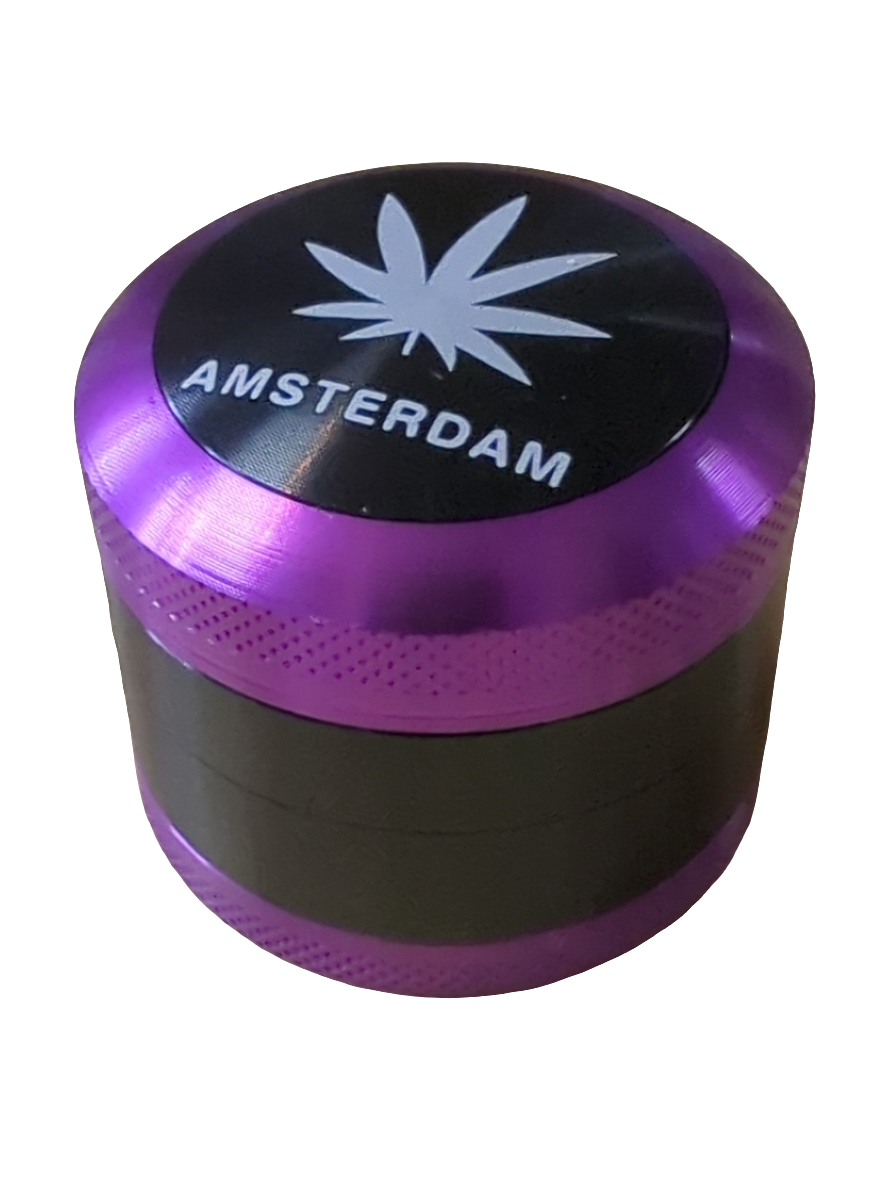 Wise Skies 4-Part Purple & Black Amsterdam Metal Handmuller