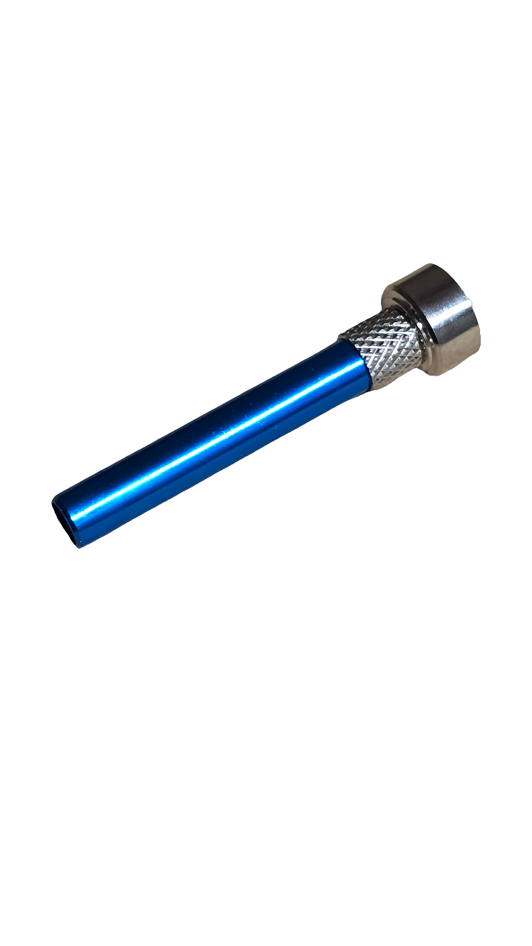 Downstem Aluminium for Acrylic - Straight - 6cm