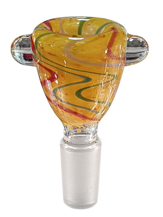 Zig Zag Cone Bowl 14mm Male (Starter Bowl) Max 0.1g hits