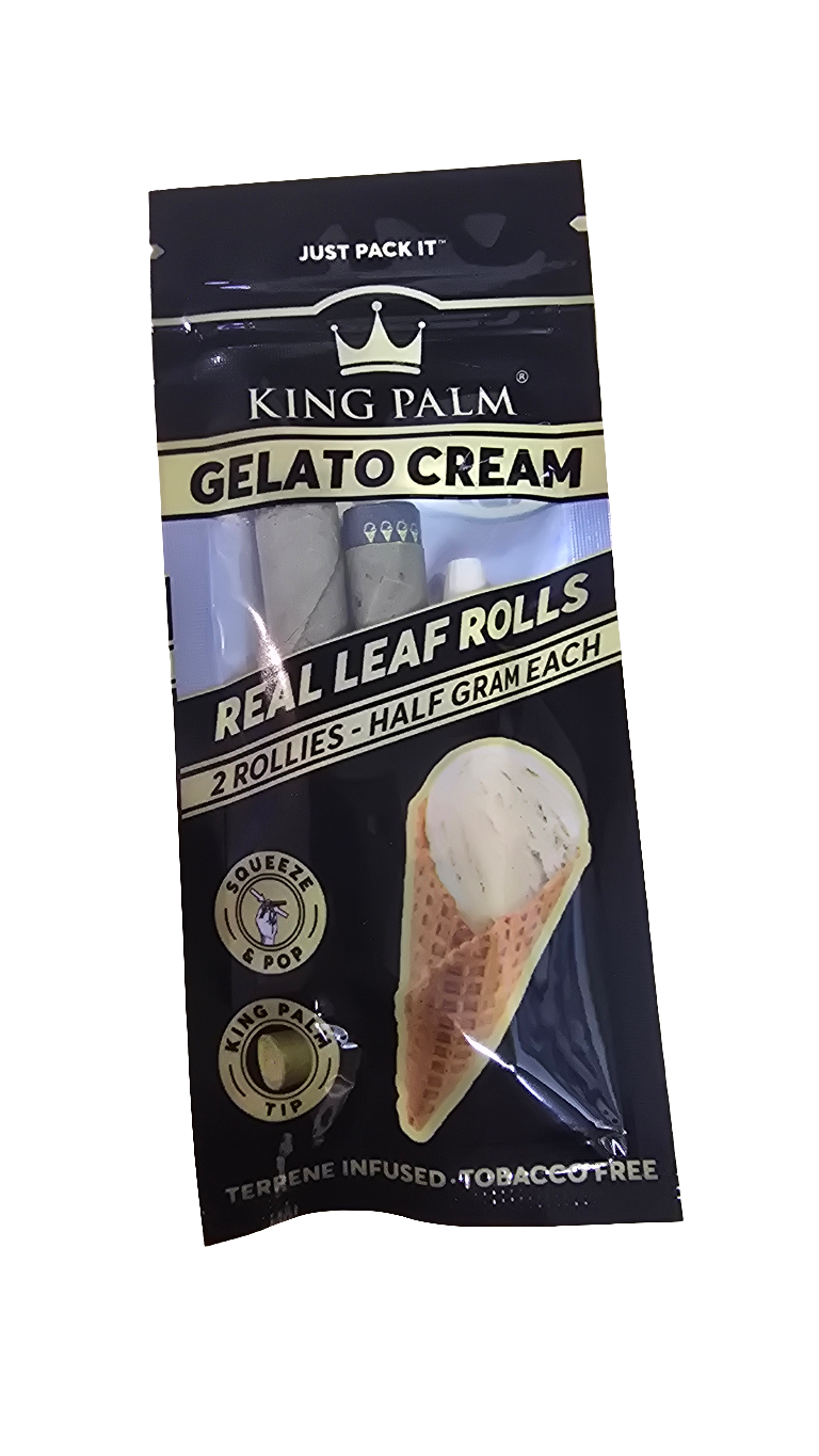 King Palm - Rollies - 2 Pack- 0.5g - Gelato Cream - Single Pack