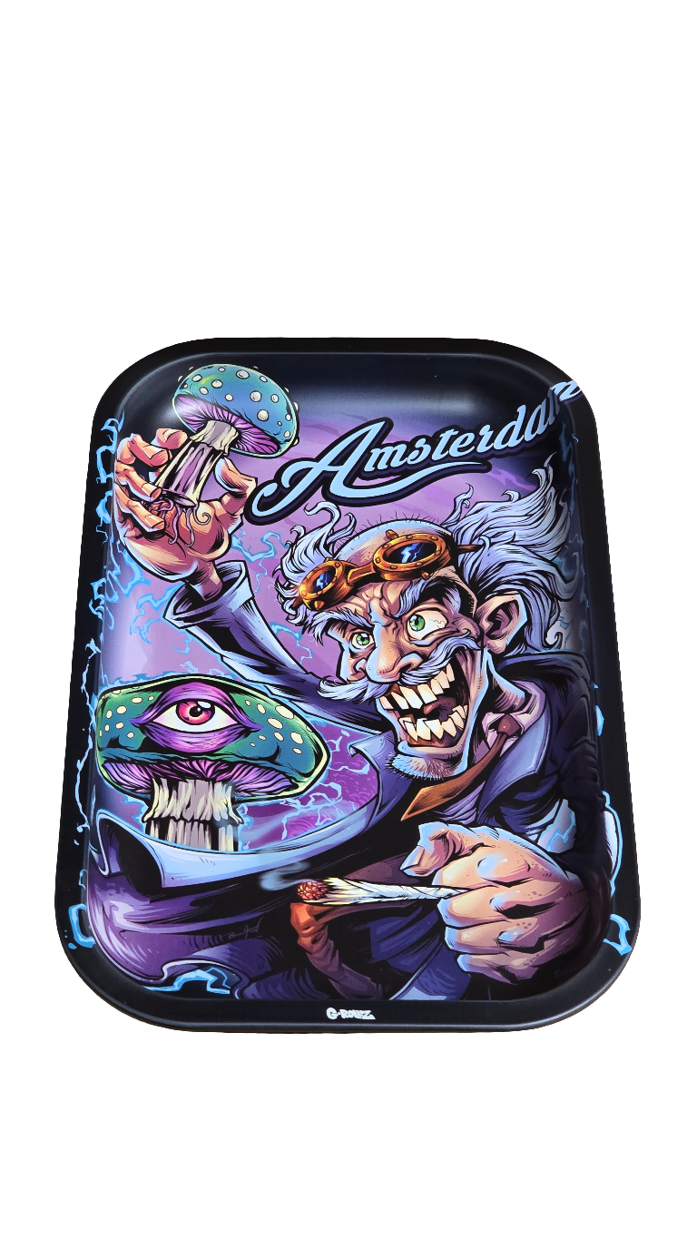 G-Rollz 'Amsterdam Mad Scientist' Medium Tray 17.5 x 27.5 cm