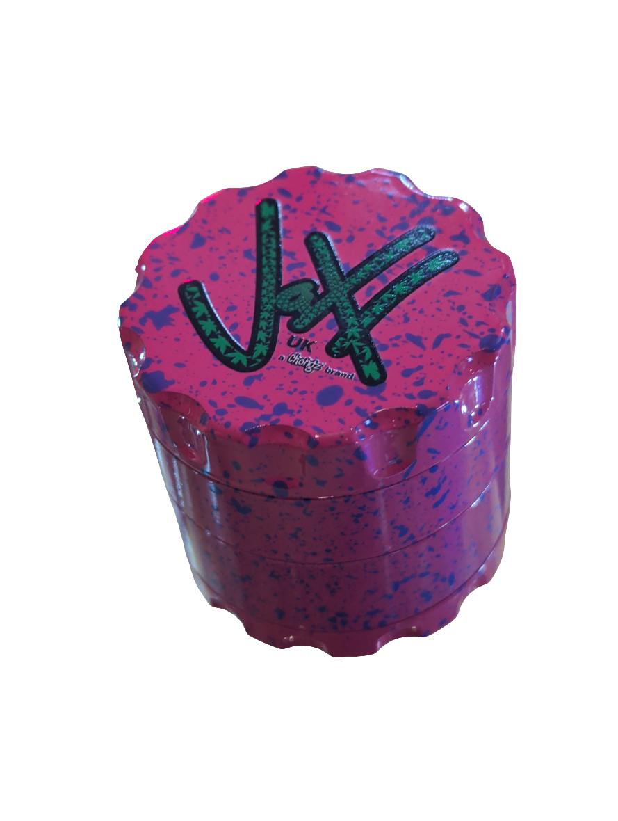 Jaxx Green Logo 60mm 4pt Hot Pink with Purple Splashes