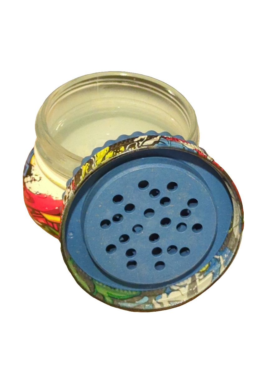 Hall Of Leaf 3-Part Glass Jar -