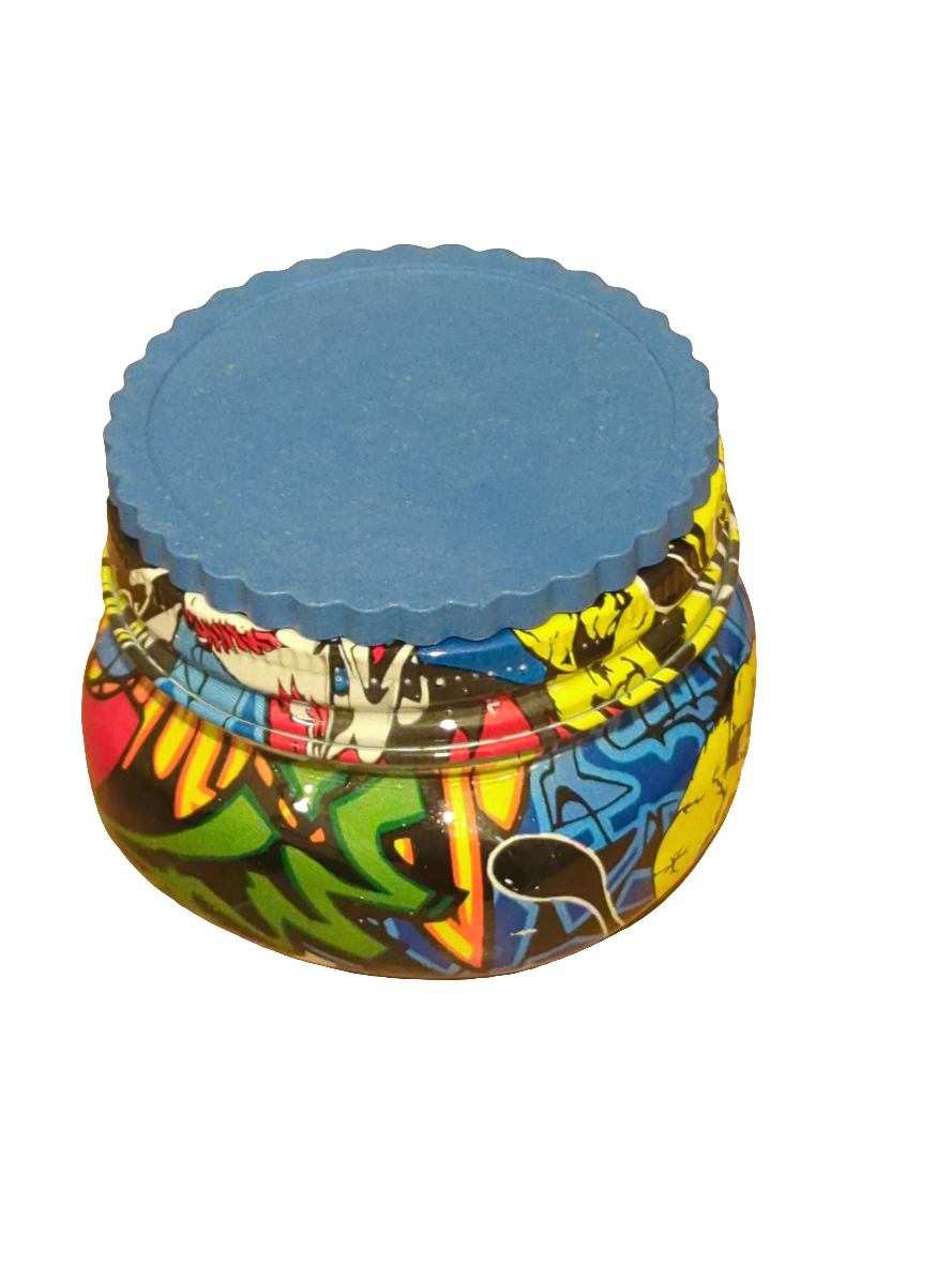 Hall Of Leaf 3-Part Glass Jar -