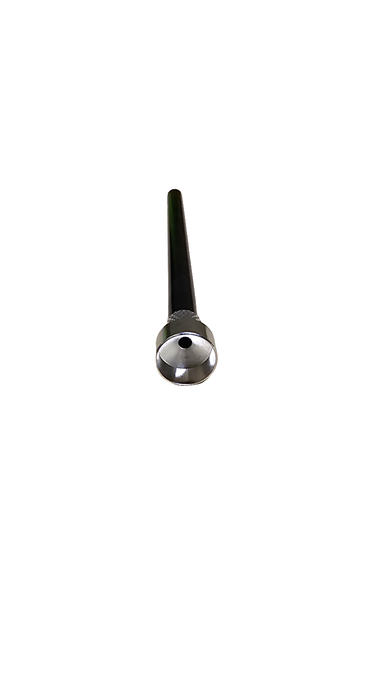 Downstem Aluminium for Acrylic - Straight - 16cm (Various Colours)