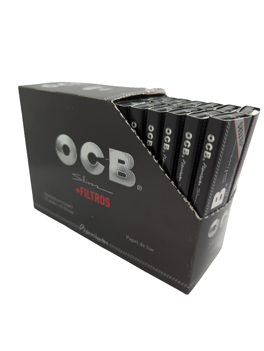 OCB PREMIUM K/S Slim Connoisseurs With Roach (32 x 1) BOX