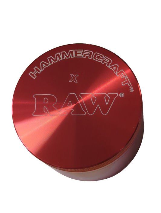 RAW X HAMMERCRAFT Aluminium Handmuller (Large) - Red