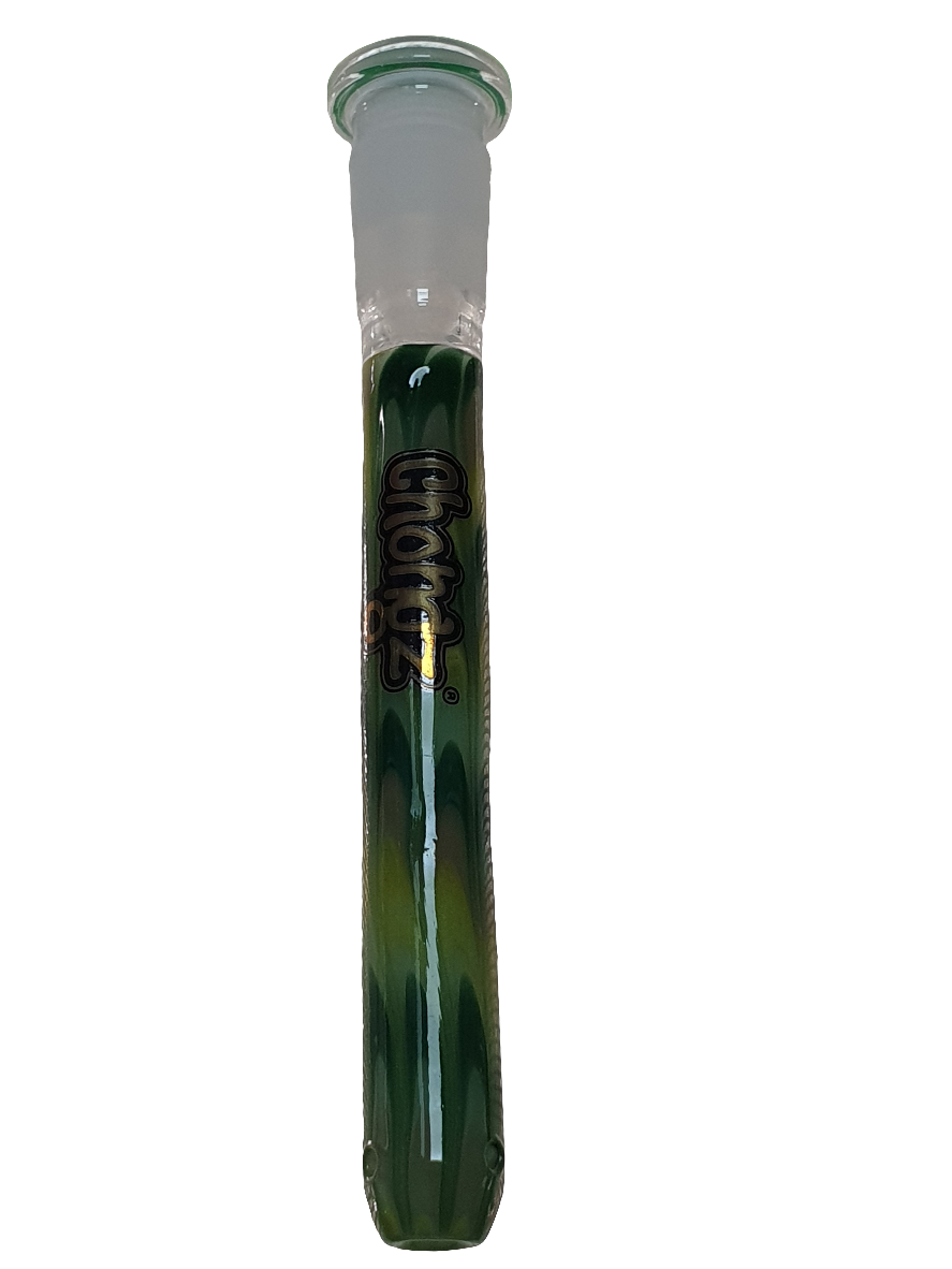 ART ZIG ZAG Glass Stem 19mm-14mm 11.5cm Round BottomSTEM03A