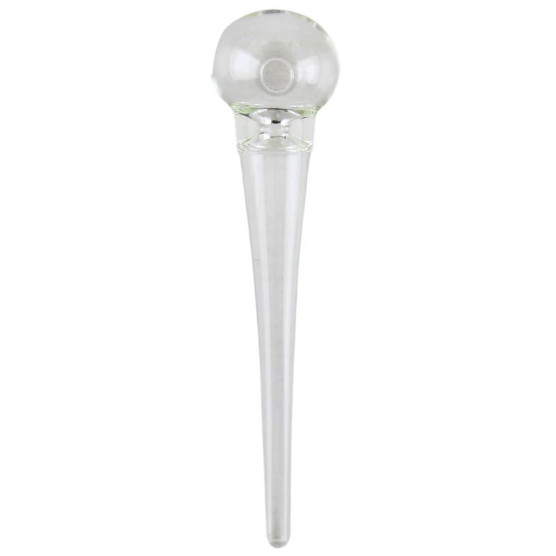 Crackin Round, Good Time Clear Glass Pipe 14cm