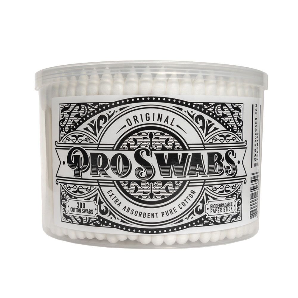 Proswabs - Cotton BAMBOO Swabs - Tub of 300pcs