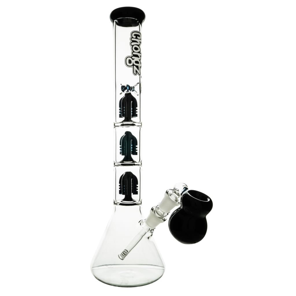 37cm 'Black Nasty' Triple Perc 5mm