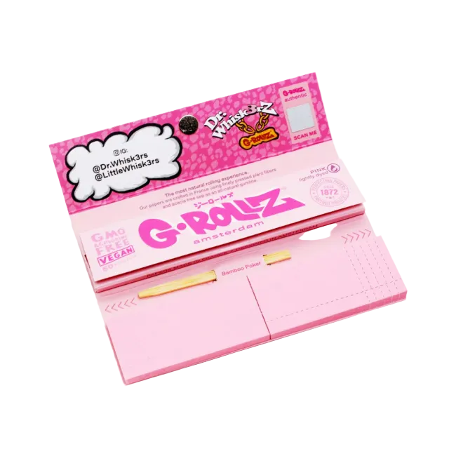 G-Rollz Dr. Whisk3rz Kingsize Papers + Tips Connoisseur Style Pack