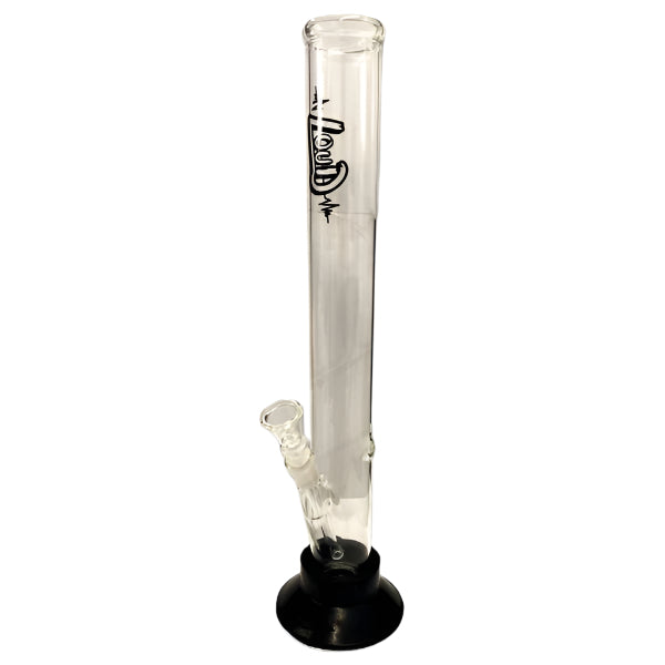 40cm LOUD Glass Straight Waterpipe - Rubber Base