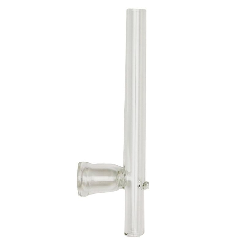 Clear Glass Pipe - 10cm - Shotgun Pleasure