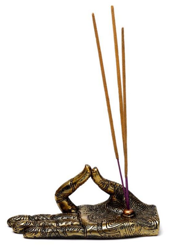 Henna Buddha Hand Ashcatcher Incense