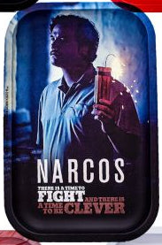 Narcos Metal Rolling Tray MEDIUM Size 19cm x 29cm