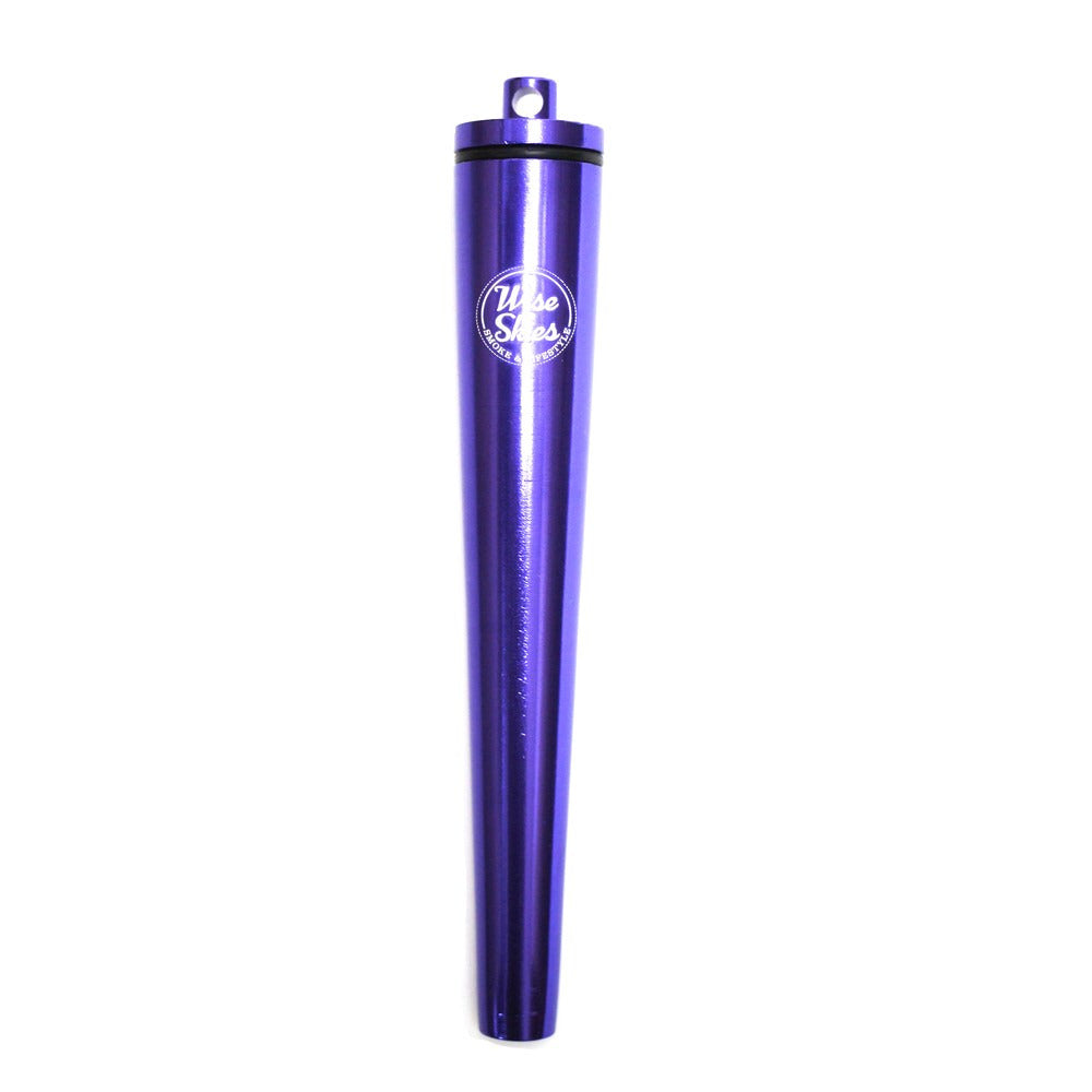 Wise Skies Metal Cone Holder Joint Tube - Purple