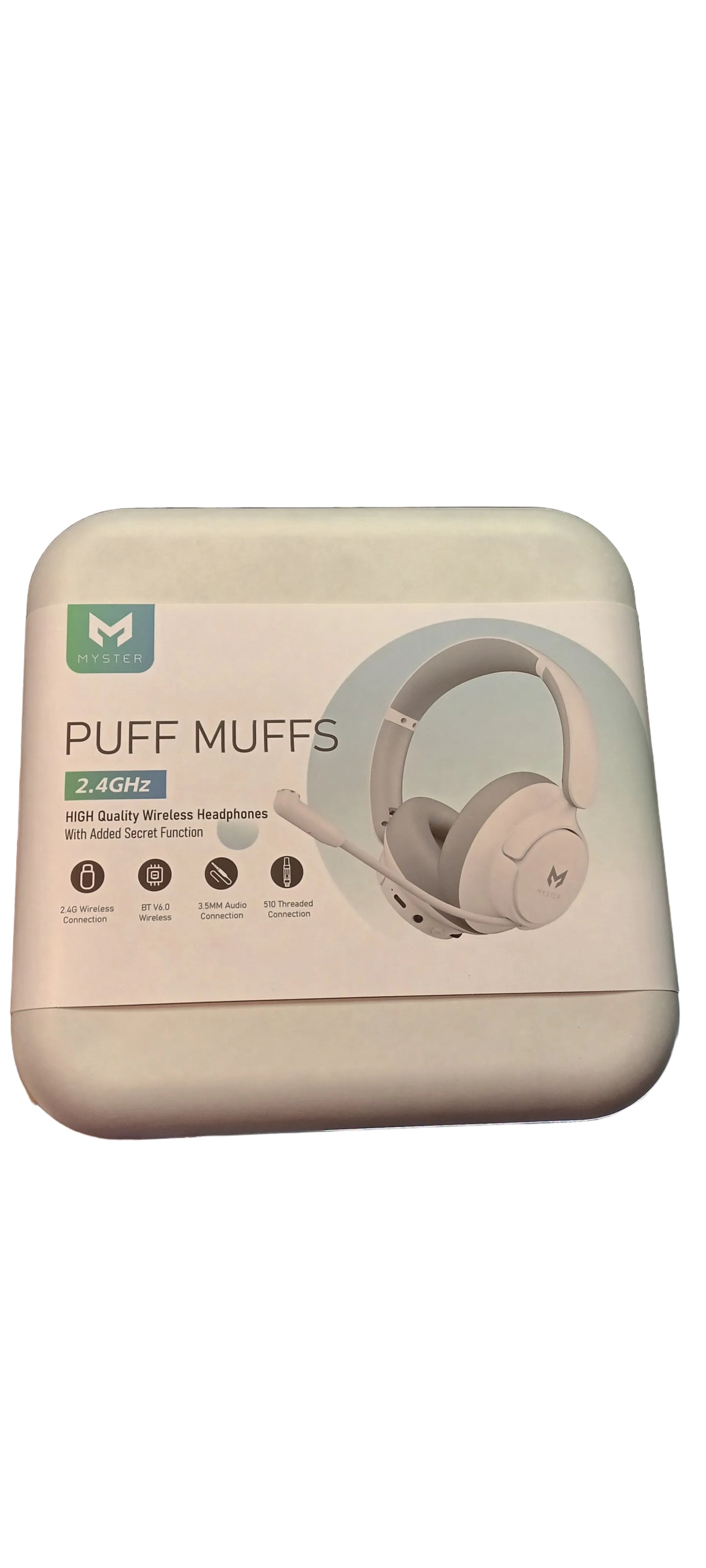 Myster - Puff Muffs - White