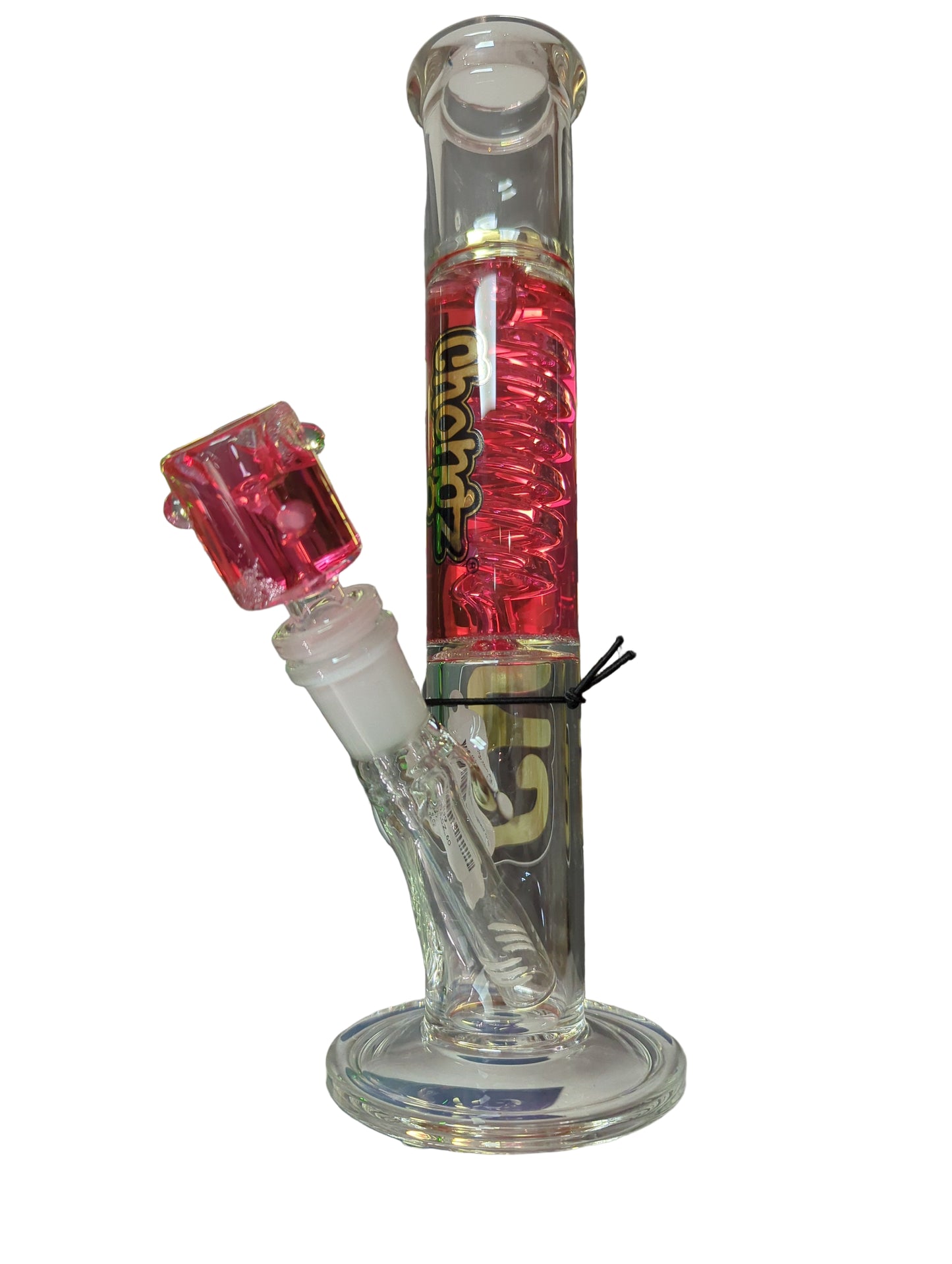Chongz 23cm Pink Banana Liquid Filled Waterpipe