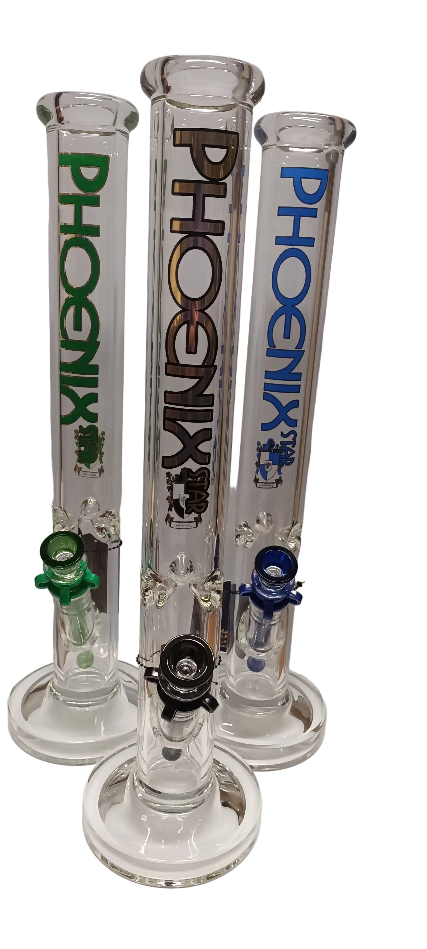 Phoenix Star Straight Bong 7mm Thick 18 inch