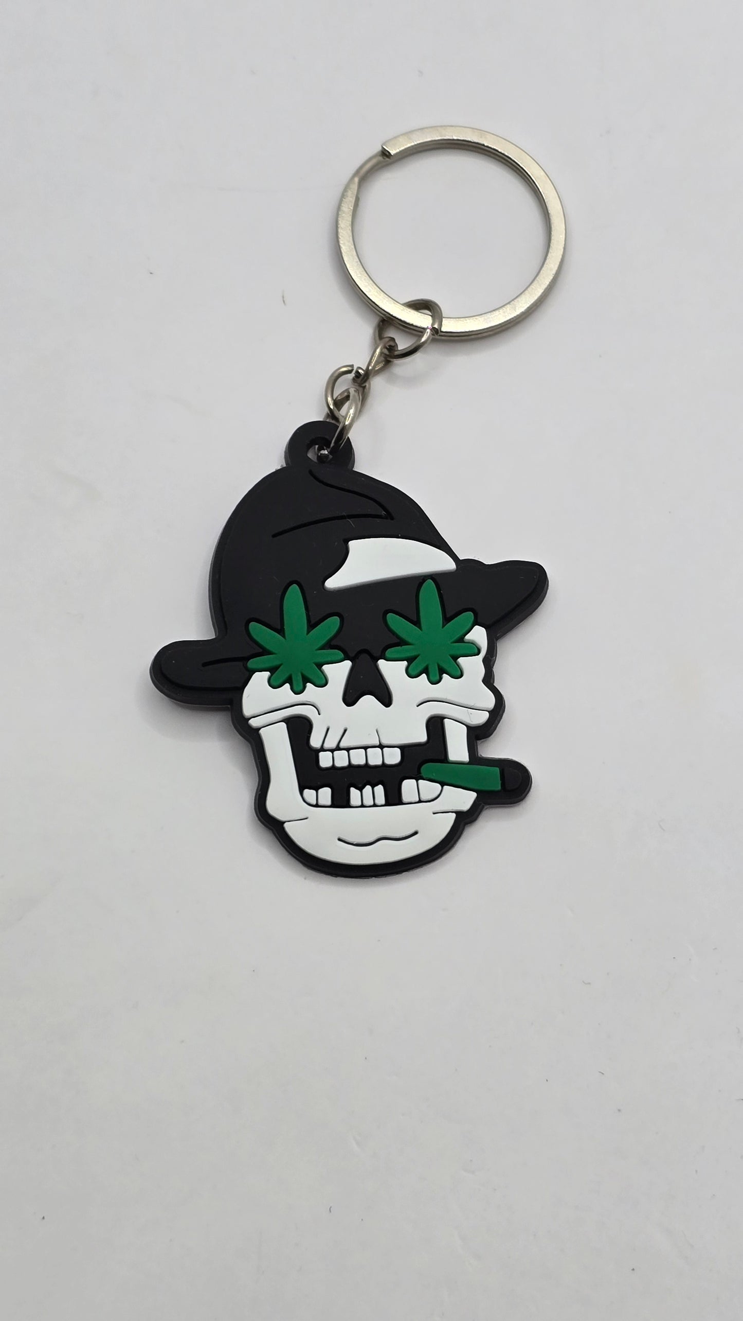 Keyrings - Smokin Skull