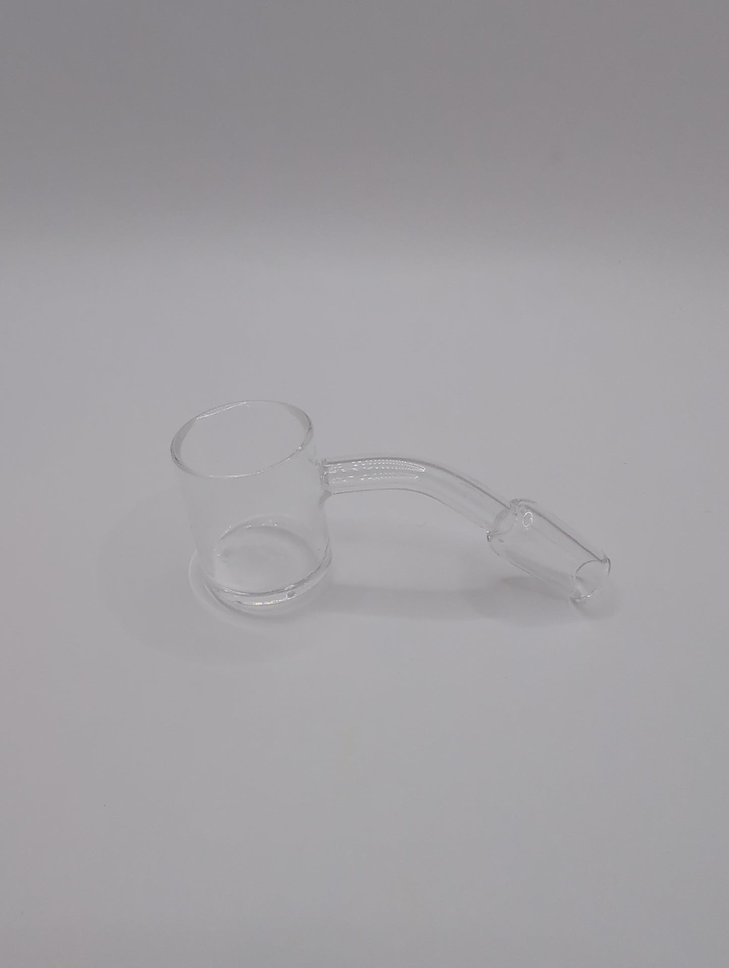 Head Happy Quartz Banger Bottom Logo - 30mm OD Beveled Edge Clear - 2mm Wall 4mm Bottom 14mm Male 45 Degree