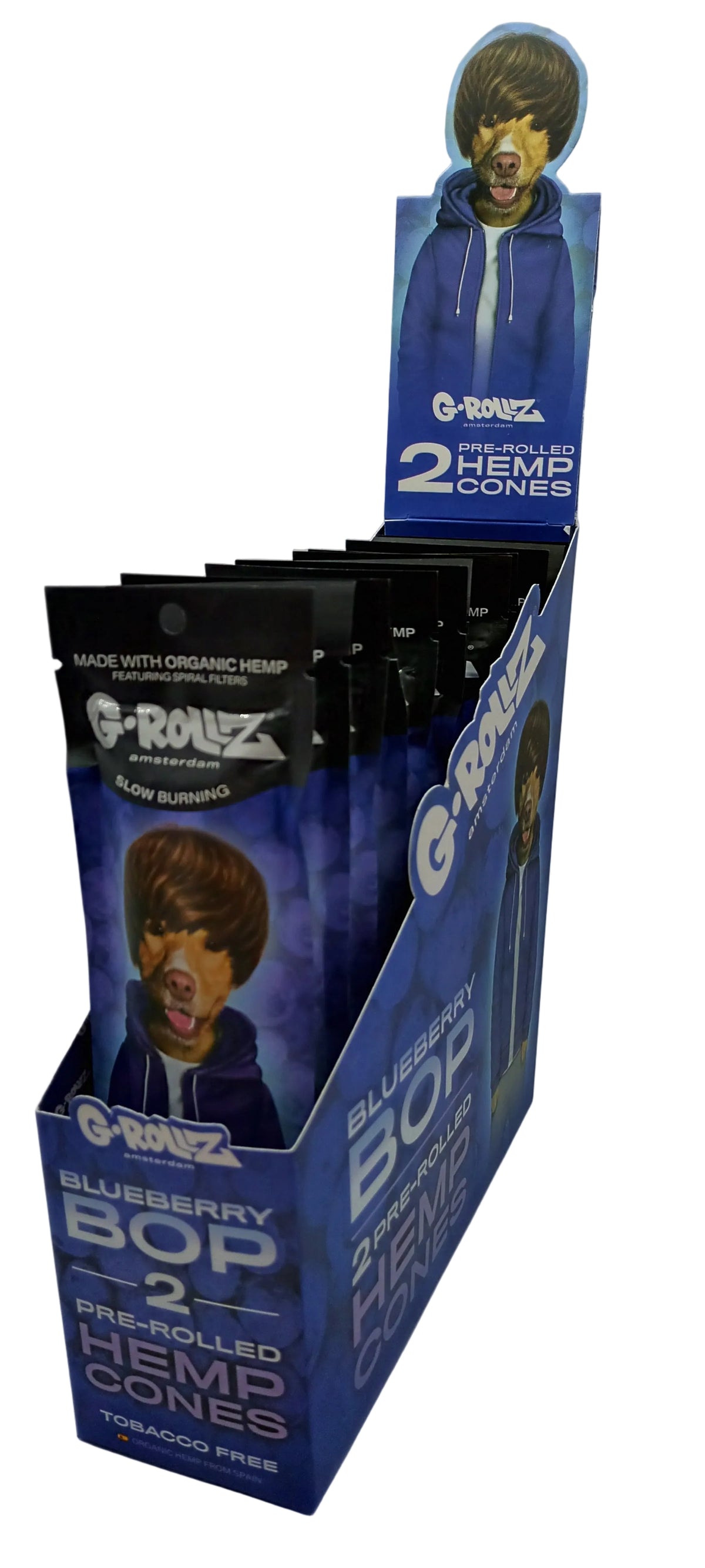 G-Rollz 2x Blueberry Bop Pre-Rolled Hemp Cones