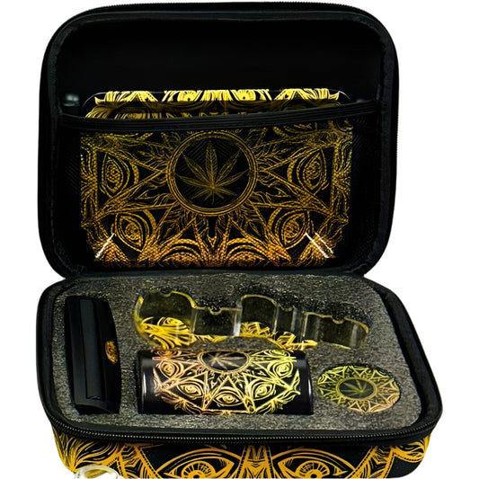 Yellow Leaf Design 6 pcs Gift Set