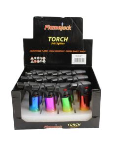 FlameJack Torch Jet Lighter - Assorted Colours - Large