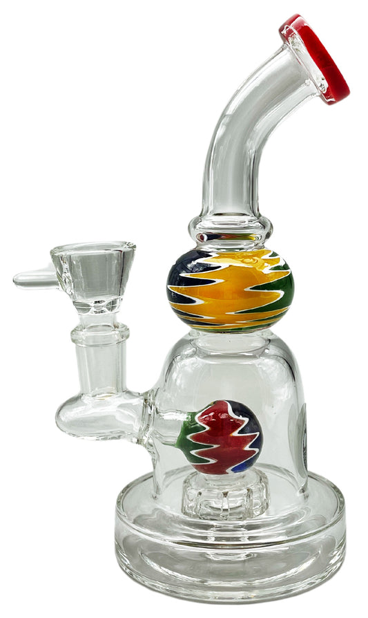Basil Bush Glass Mini 17cm Percolator Bong (14mm) 220gm