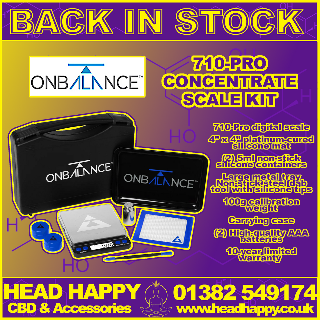 Back in stock - The ON BALANCE 710-PRO CONCENTRATE SCALE KIT