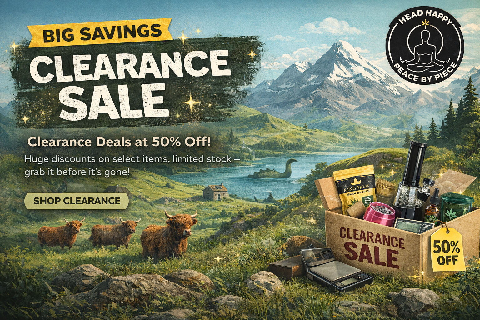 Products on Clearance Sale 50% off
